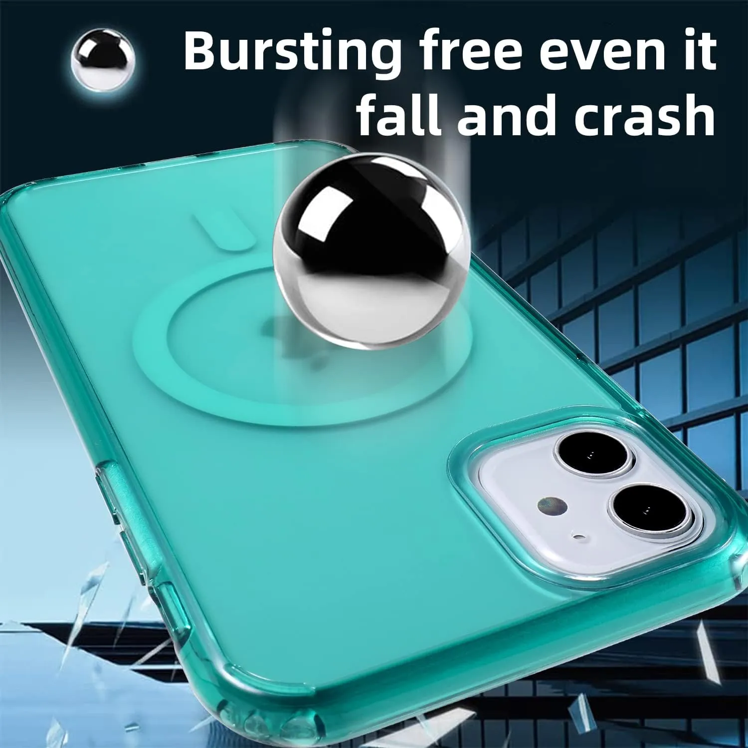 Magnetic Designed for iPhone 11 Case, [Military Grade Drop Tested] [Compatible with MagSafe] Slim Protective Translucent Matte Case for iPhone 11 Phone Case(6.1"), Matte Green