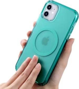 Magnetic Designed for iPhone 11 Case, [Military Grade Drop Tested] [Compatible with MagSafe] Slim Protective Translucent Matte Case for iPhone 11 Phone Case(6.1"), Matte Green