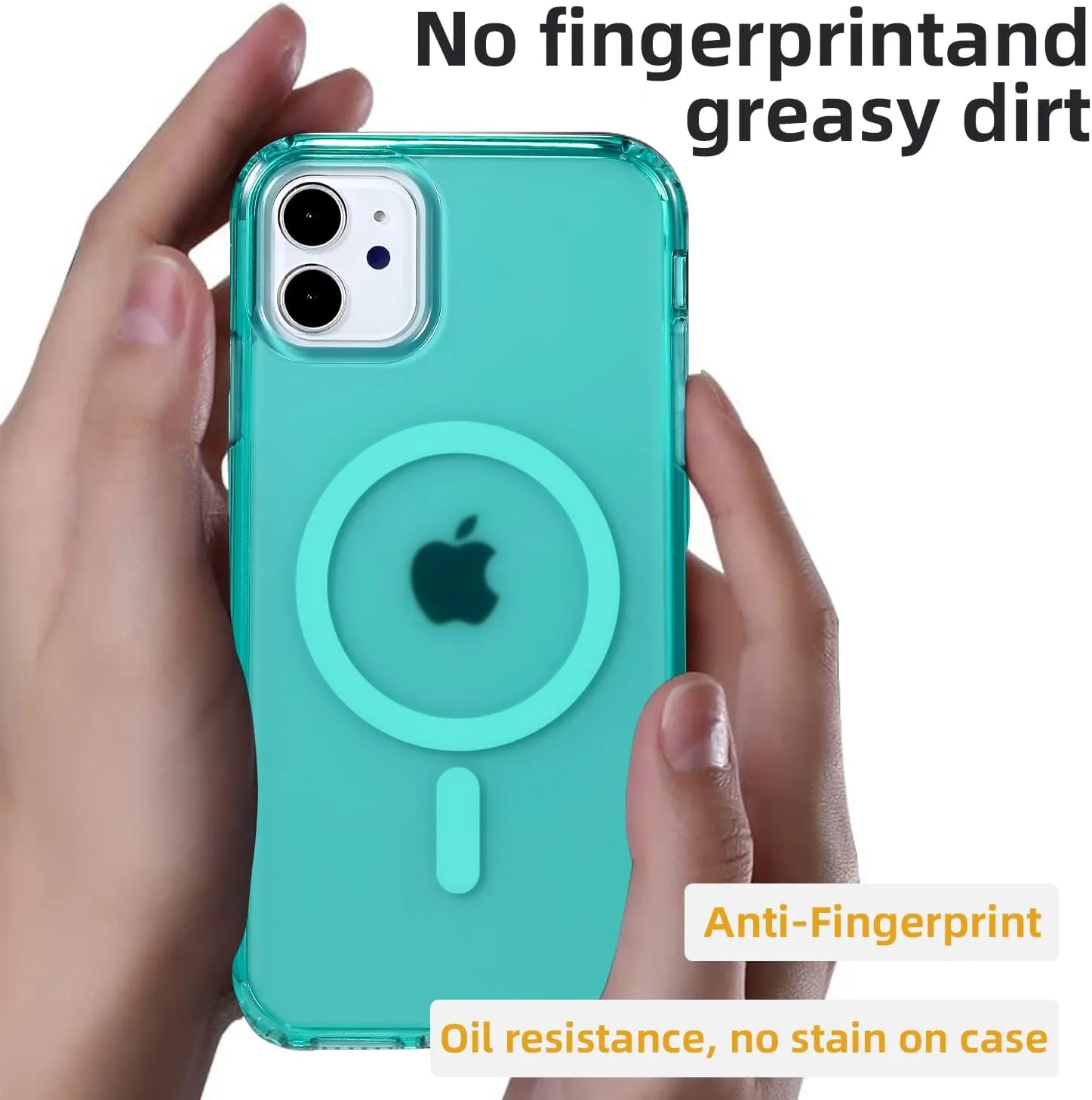 Magnetic Designed for iPhone 11 Case, [Military Grade Drop Tested] [Compatible with MagSafe] Slim Protective Translucent Matte Case for iPhone 11 Phone Case(6.1"), Matte Green