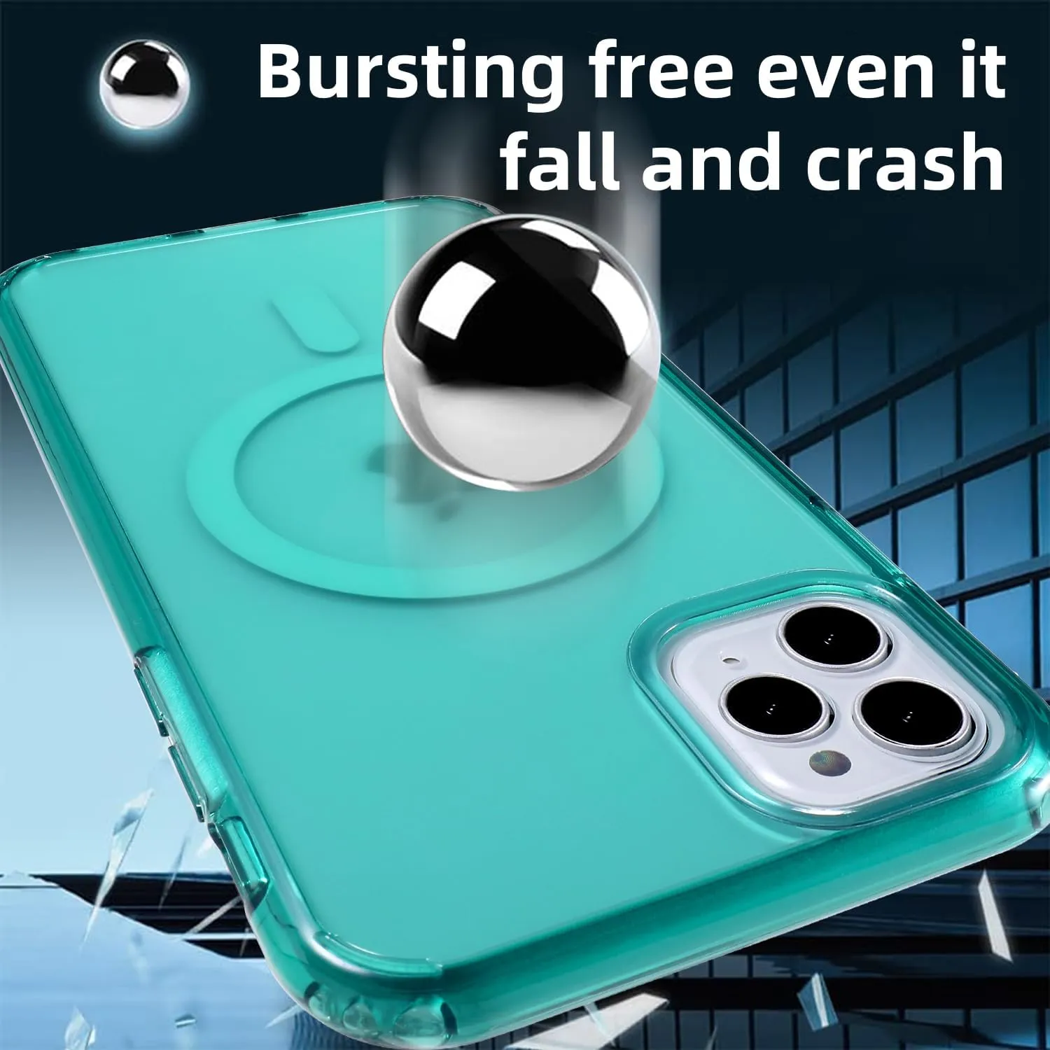 Magnetic Designed for iPhone 11 Pro Max Case, [Military Grade Drop Tested] [Compatible with MagSafe] Protective Translucent Matte Case for iPhone 11 Pro Max Phone Case(6.5"), Matte Green