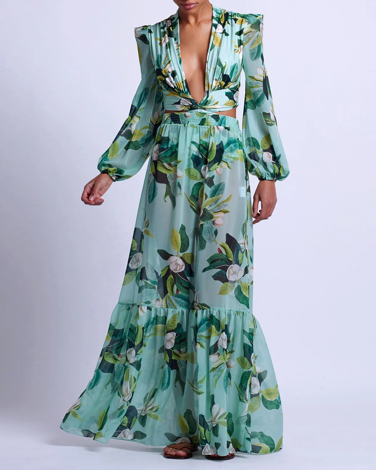 Magnolia Plunge Bodysuit