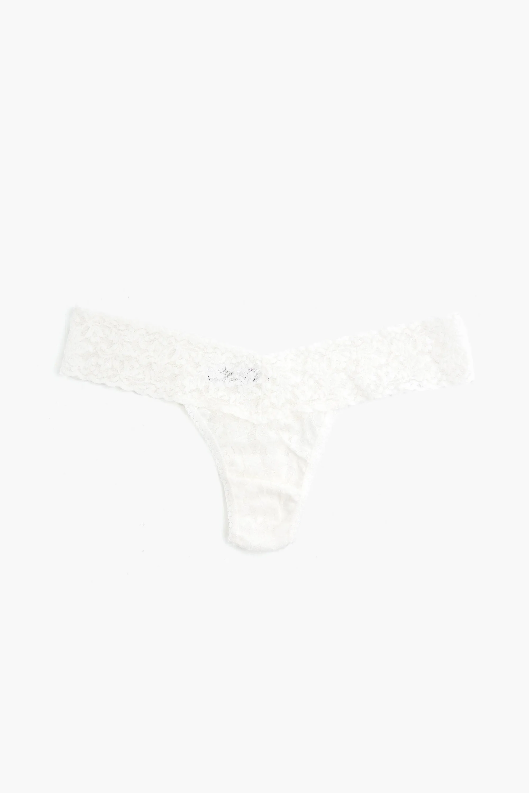 Marshmallow Signature Lace Low Rise Thong
