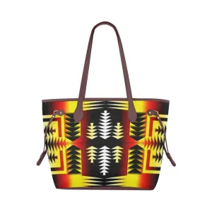 Medicine Wheel Sage Clover Canvas Tote Bag