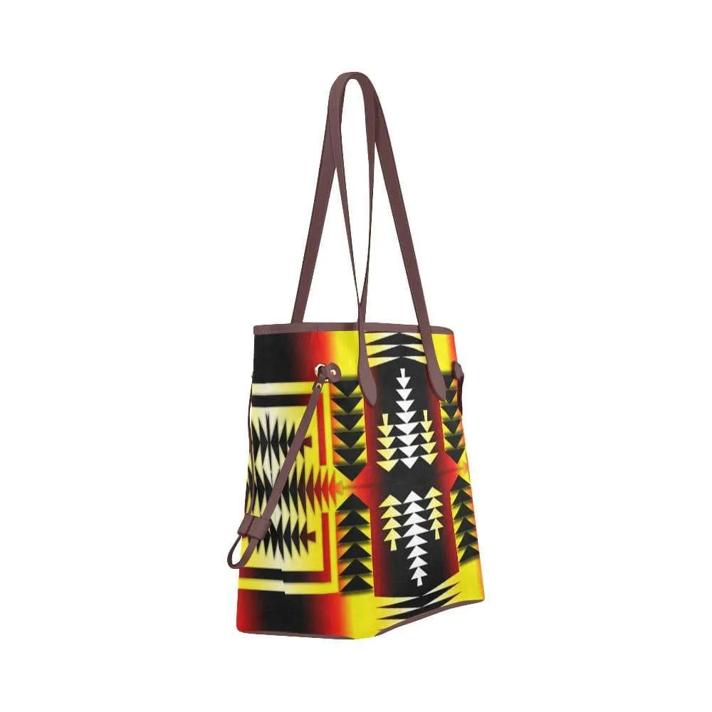 Medicine Wheel Sage Clover Canvas Tote Bag