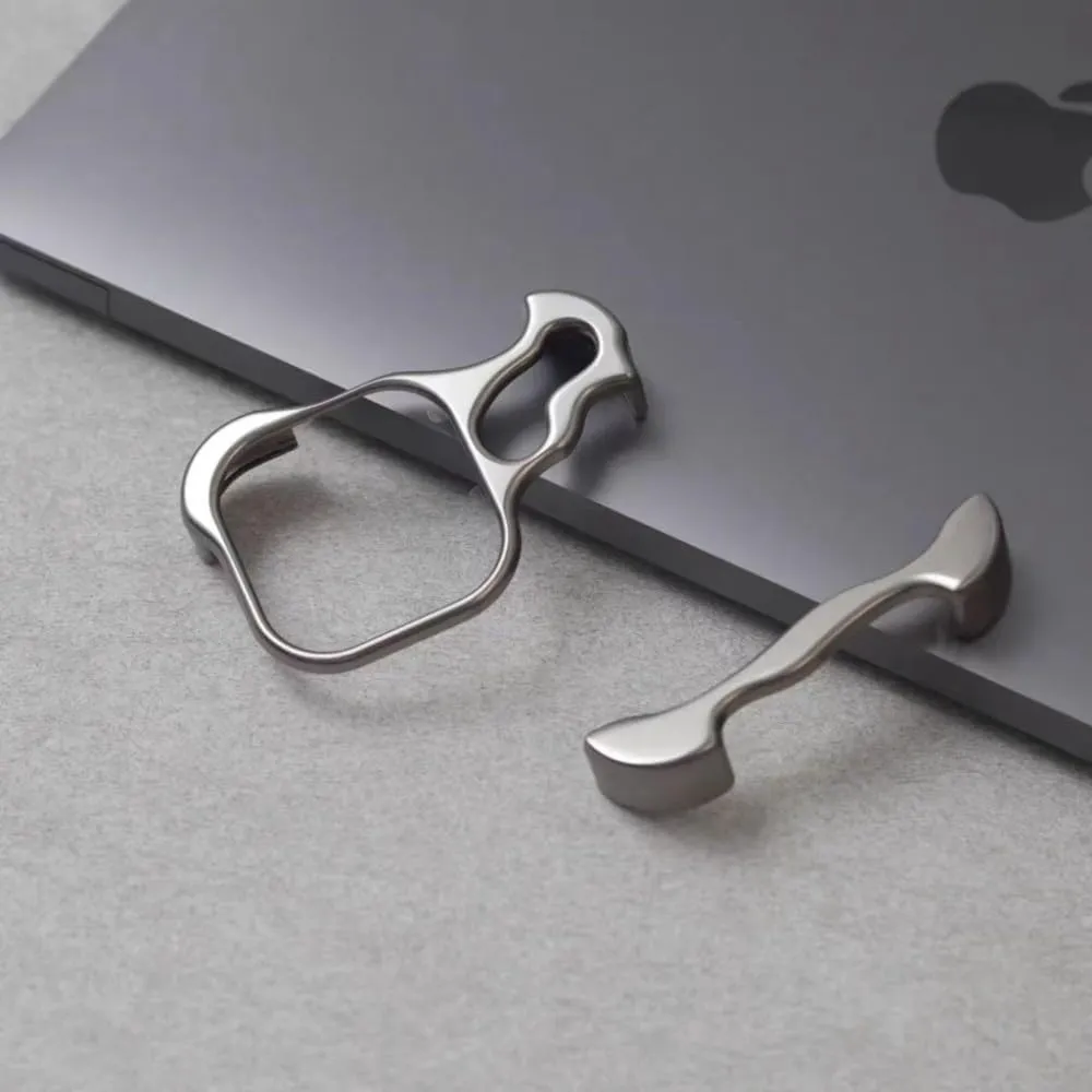 Metal Frameless Titanium Alloy Phone Case for iPhone 15 14 13 12 Pro Max Plus Shaped Lens Protective Film Antidrop Protective,Silver,for iPhone 13 ProMax