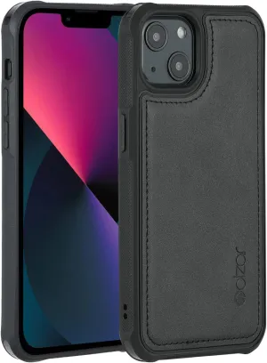 molzar MAG Series for iPhone 13 Case, Built-in Metal Plate for Magnetic Mount, Works with Qi-Certified Chargers, Compatible with iPhone 13, Black