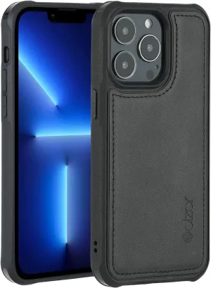 molzar MAG Series for iPhone 13 Pro Case, Built-in Metal Plate for Magnetic Mount, Works with Qi-Certified Chargers, Compatible with iPhone 13 Pro, Black