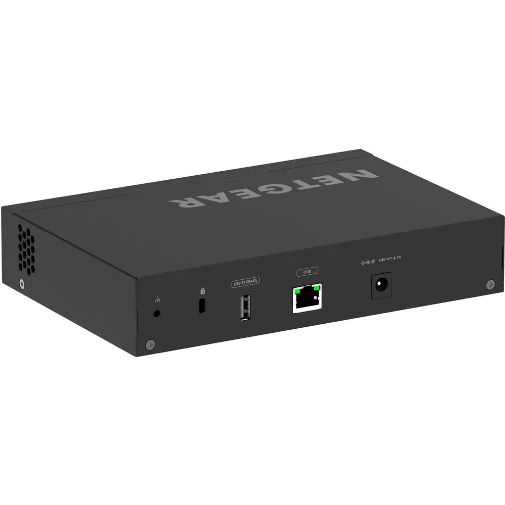 Netgear AV Line M4250 GSM4210PX 8-Port Gigabit PoE  Compliant Managed AV Switch with SFP (220W)