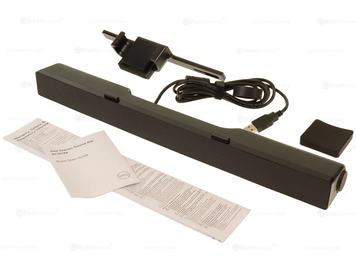 New Dell OEM AC511M USB Soundbar Speakers System XFDH2