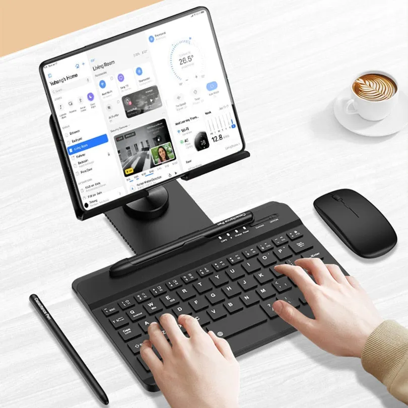 Newest Keyboard Office Bracket For Samsung Galaxy Z Fold5 Fold4 Fold3 5G With Stylus And Mouse