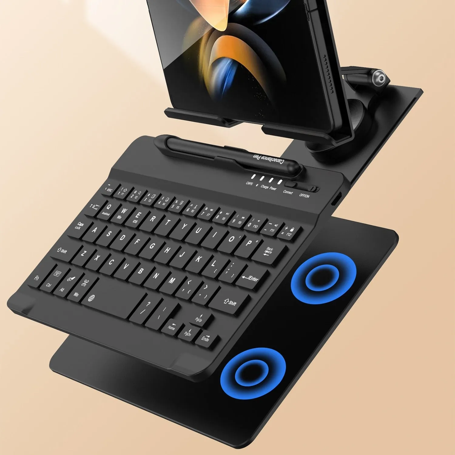 Newest Keyboard Office Bracket For Samsung Galaxy Z Fold5 Fold4 Fold3 5G With Stylus And Mouse