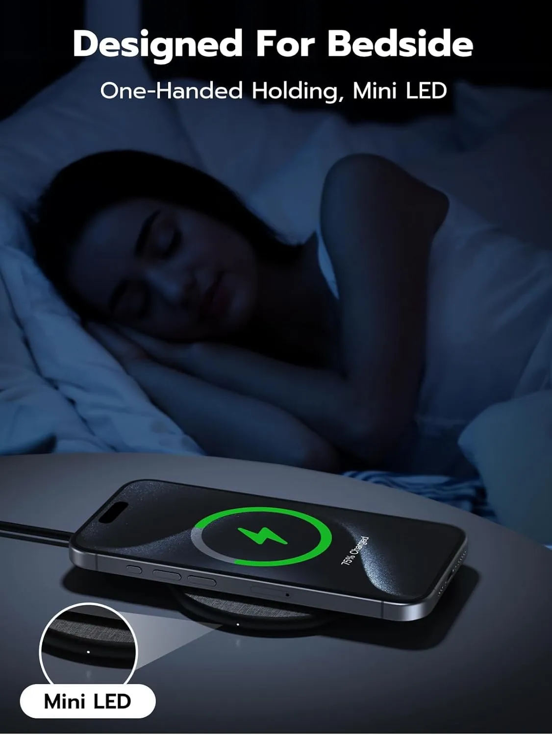 NewQ Wireless Charger, 15W Max Wireless Charging Pad for iPhone 15 14 13 12 11 X 8 Mini/SE/Pro/Max/Plus, Samsung Galaxy S23/S22/S21/S20/S10/S9/S8/S7/Note20/10/9/8, Air Pods/Pro/Galaxy Buds/ , 1 Pack