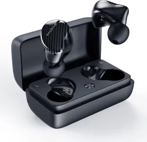 PALOVUE Wireless Earbuds Bluetooth Headphones, Wireless Earphones CVC8.0 Noise Cancelling Earbuds with Touch Control and 4 Mic for Clearer Call, Deep Bass Stereo in-Ear Headphones Qualcomm CSR Chip
