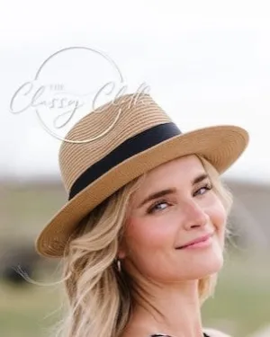 Panama Straw Hat - Light Tan