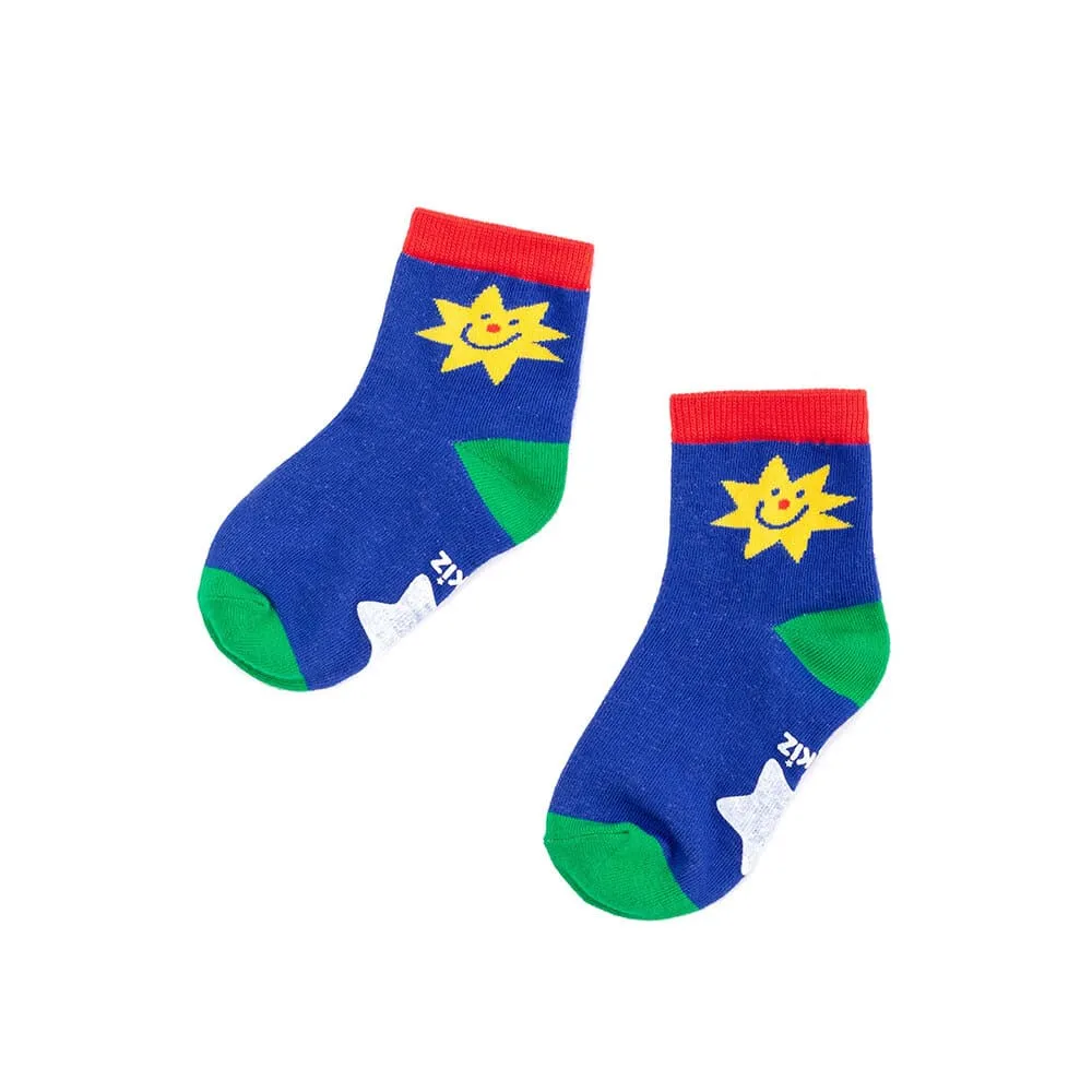 'Playful Star' Non-Slip Socks (Pouch Set)