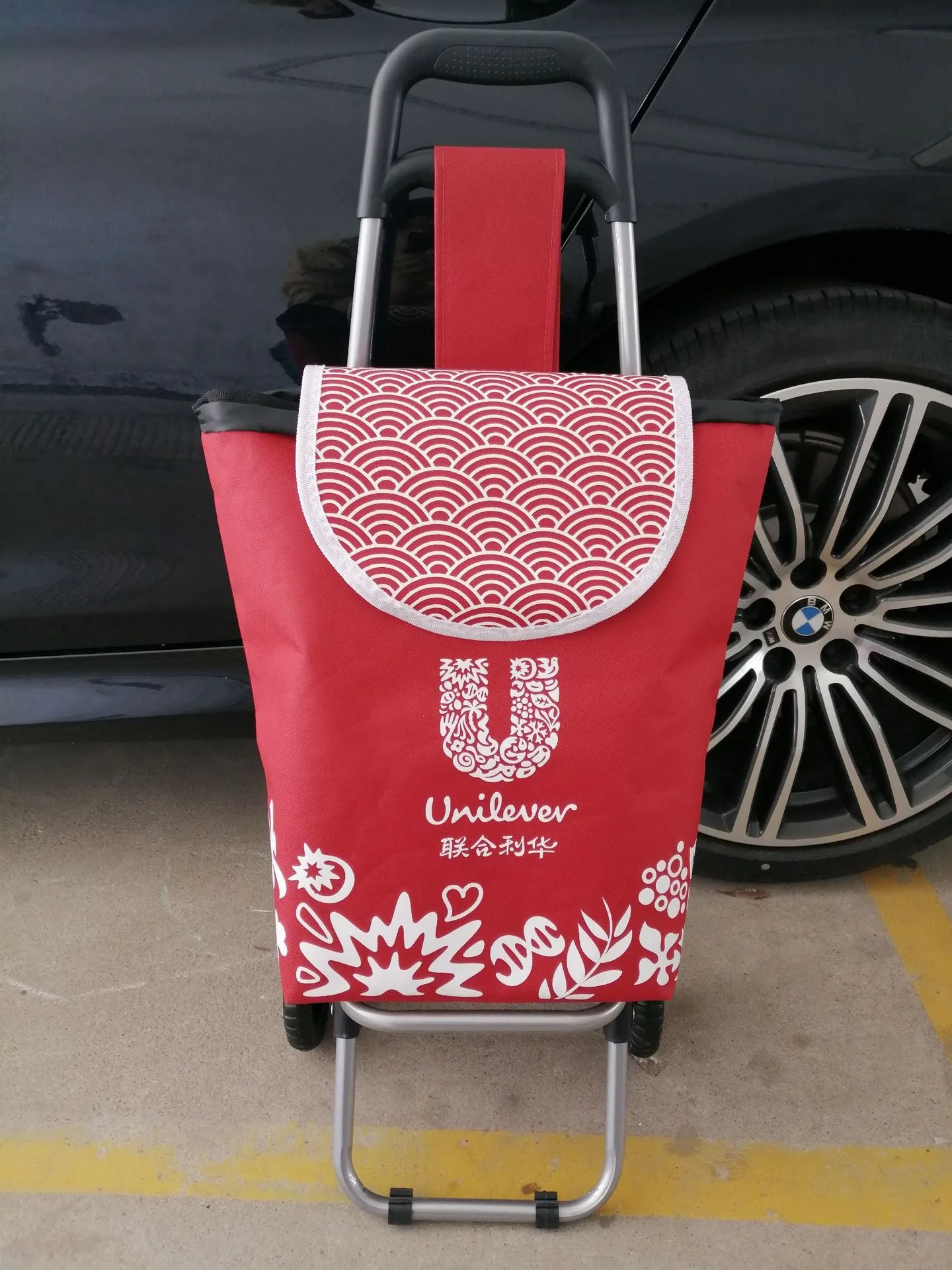 Portable trolley cart