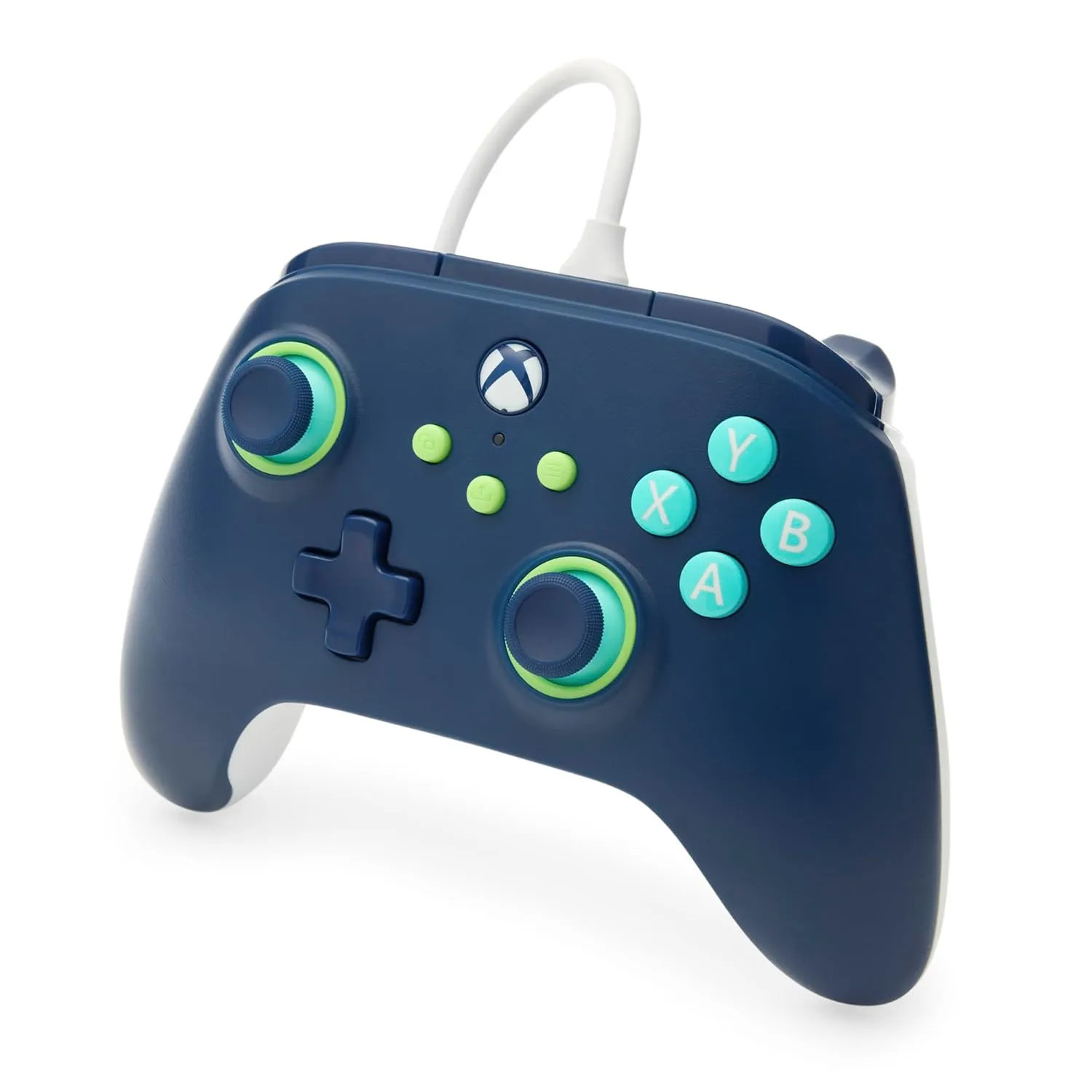 PowerA Wired Controller for Xbox Series X|S - Mariner Blue, gamepad, video game/gaming controller, works with Xbox One, Officially Licensed