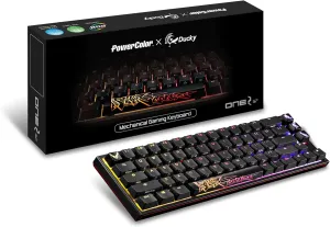 PowerColor USB-C x Ducky One 2 SF RGB Mechanical Keyboard with Kailh Brown Switches