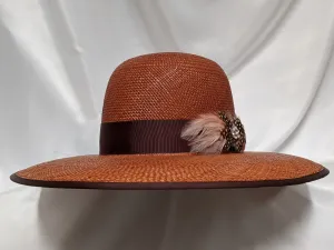 Prescott 7 1/8 - Rust (Panama Straw) #19-130