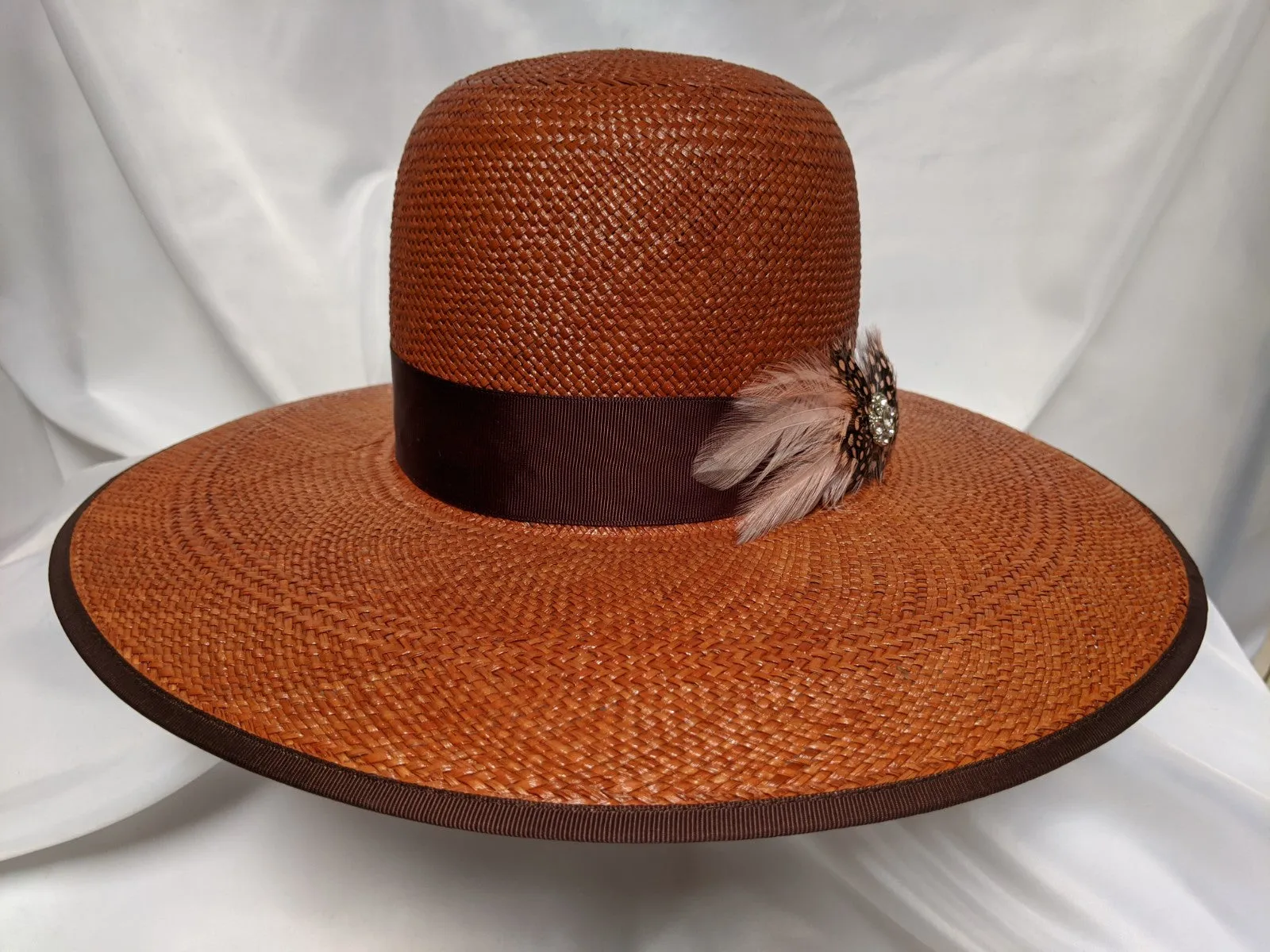 Prescott 7 1/8 - Rust (Panama Straw) #19-130