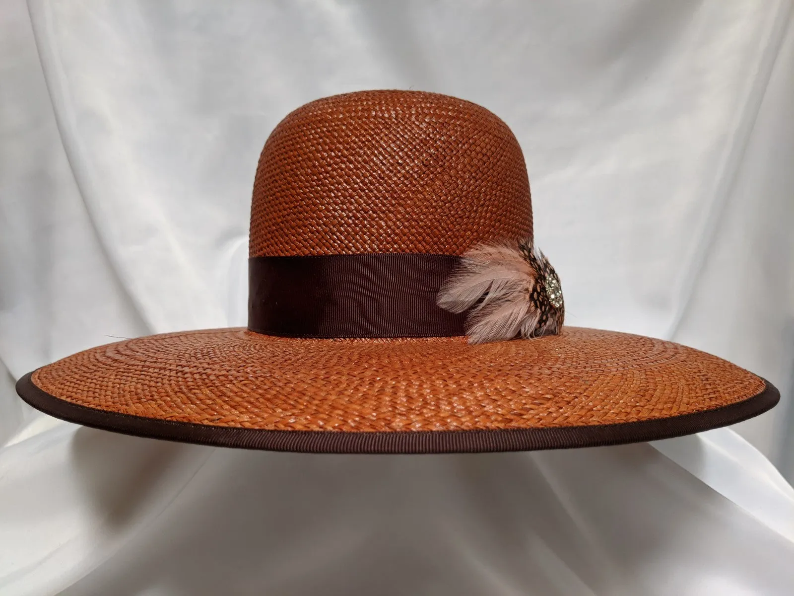 Prescott 7 1/8 - Rust (Panama Straw) #19-130