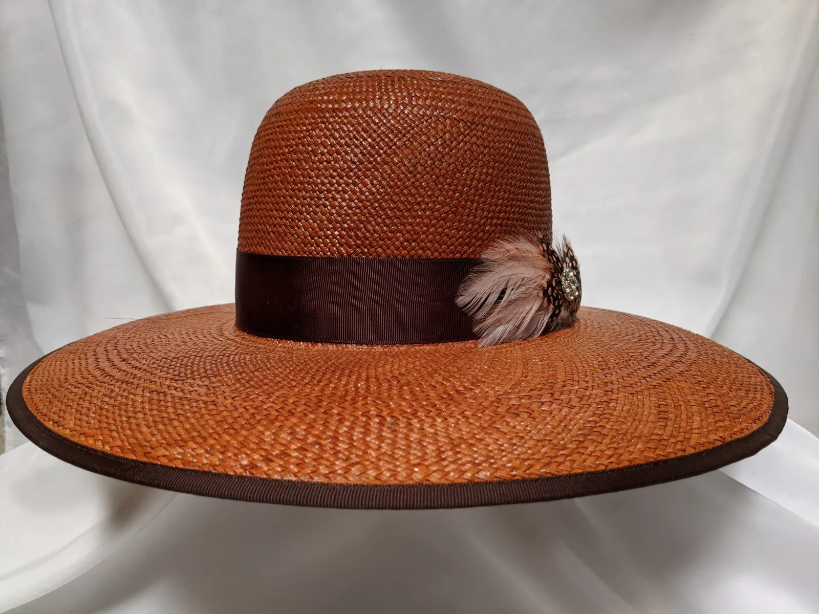 Prescott 7 1/8 - Rust (Panama Straw) #19-130