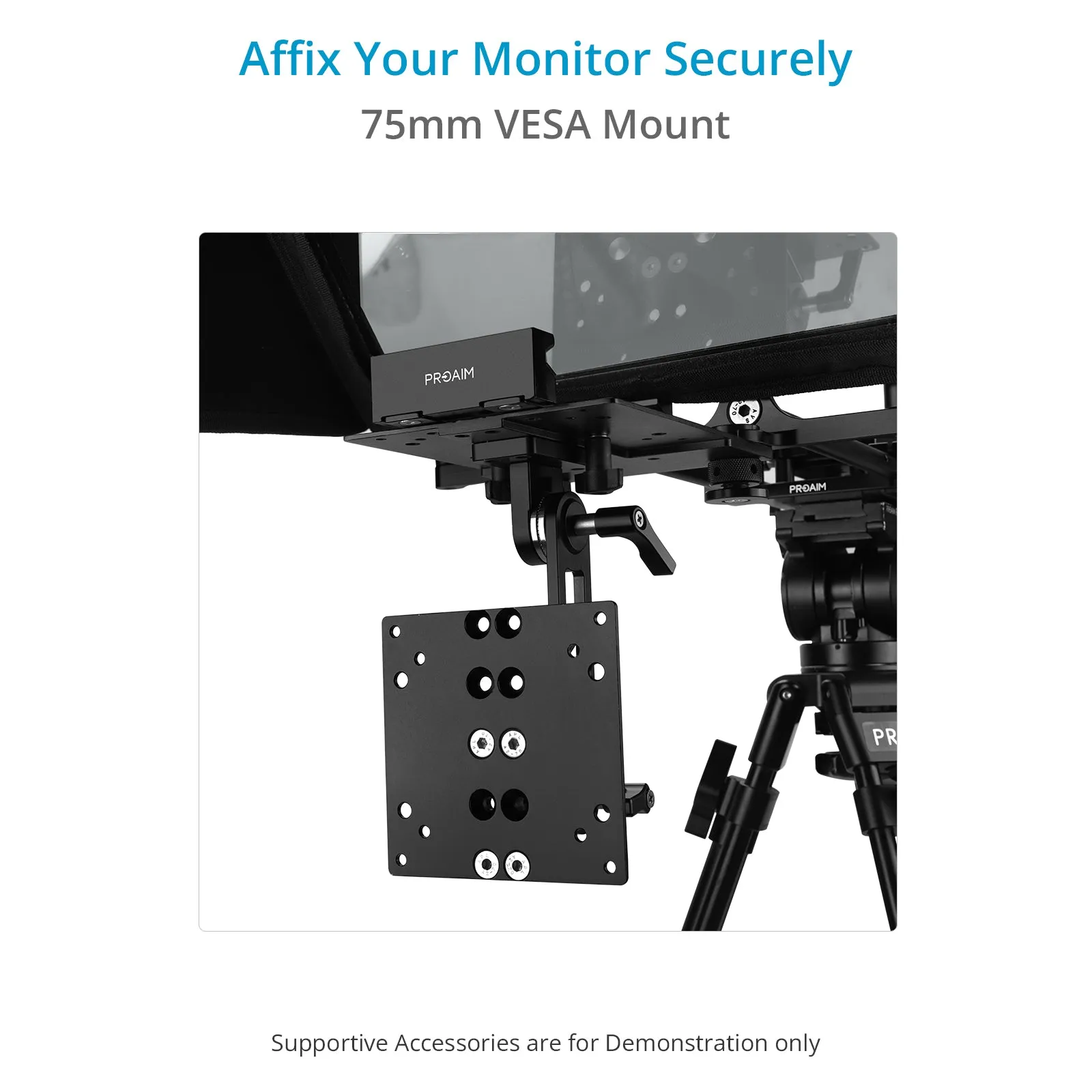 Proaim Ultra Modular Teleprompter | Fits 12 LCD Monitors / Tabs