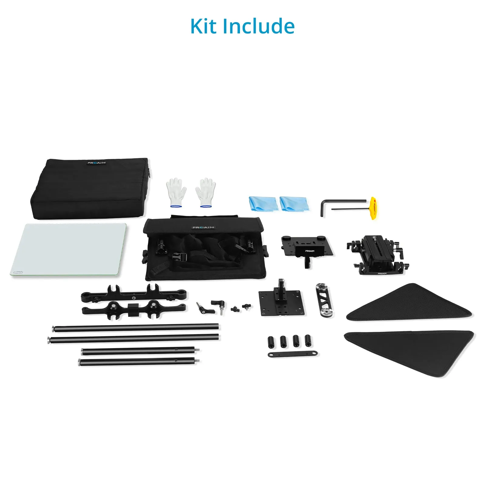 Proaim Ultra Modular Teleprompter | Fits 12 LCD Monitors / Tabs