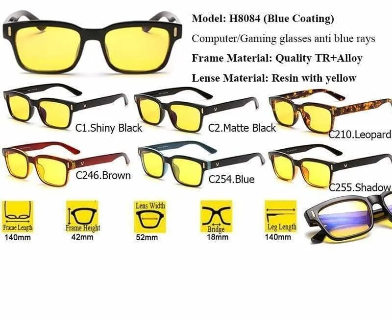 Protective gaming glasses