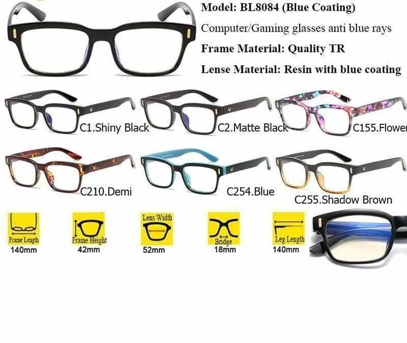 Protective gaming glasses