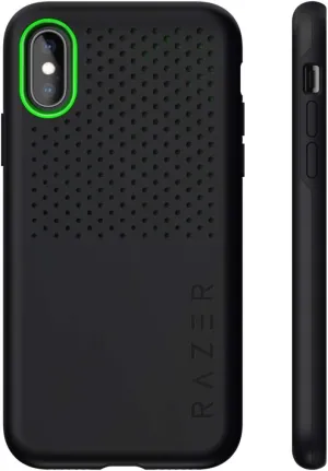Razer Arctech Pro for iPhone Xs Case/iPhone X Case: Thermaphene & Venting Performance Cooling - Wireless Charging Compatible - Drop-Test Certified up to 10 ft - Matte Black
