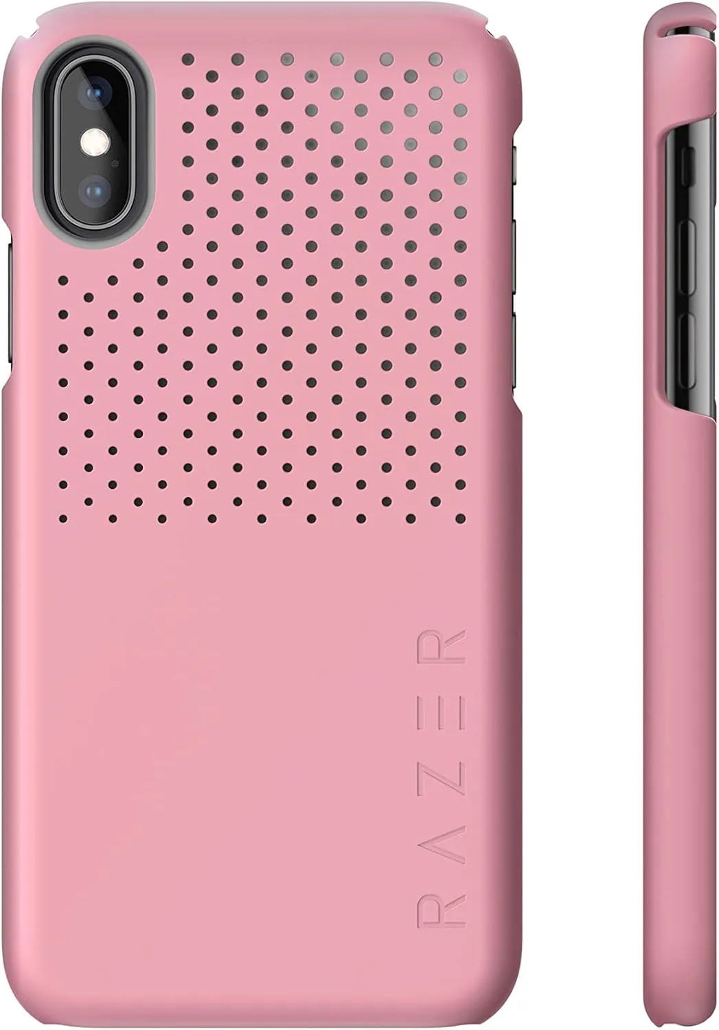 Razer Arctech Slim for iPhone Xs Case/iPhone X Case: Thermaphene & Venting Performance Cooling - Wireless Charging Compatible - Quartz Pink