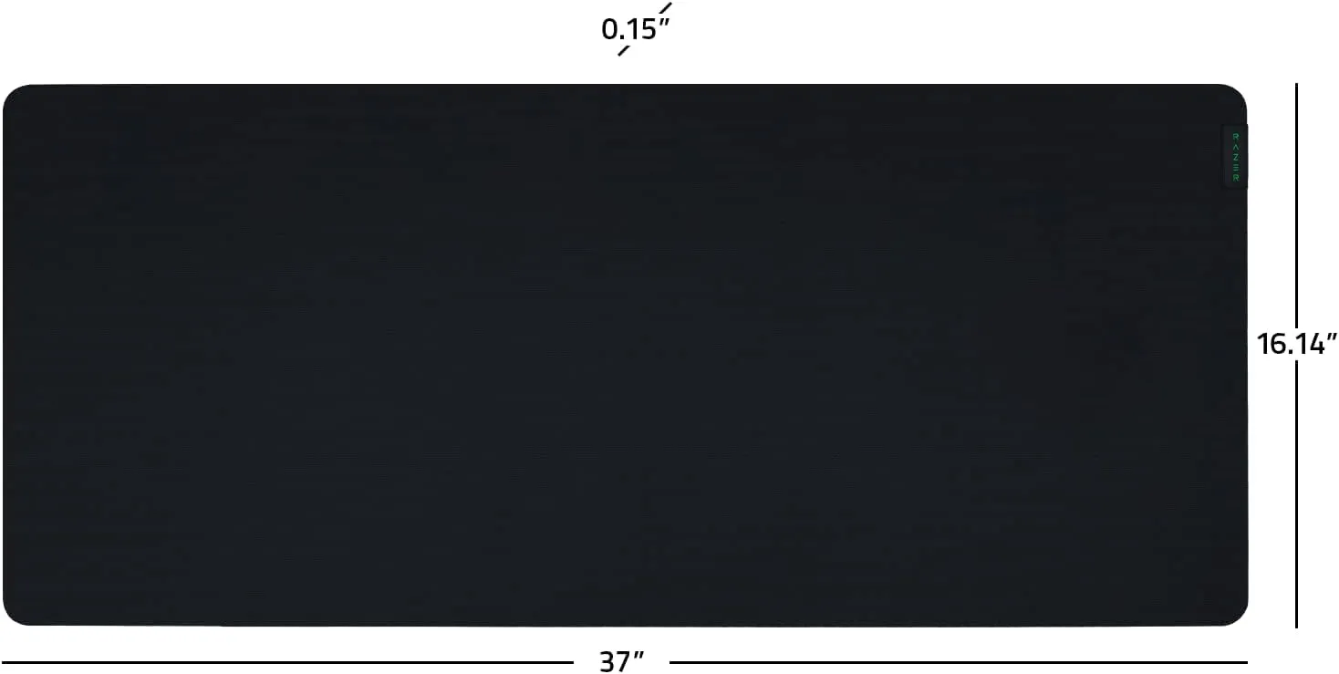 Razer Gigantus v2 Cloth Gaming Mouse Pad (XXL): Thick, High-Density Foam - Non-Slip Base - Classic Black