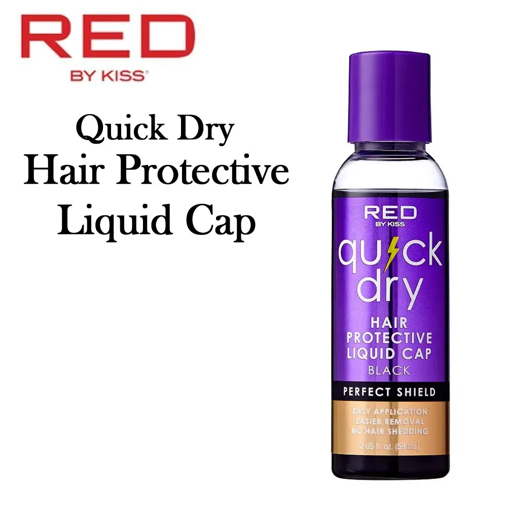 RED by KISS Quick Dry Hair Protective Liquid Cap, 2 oz
