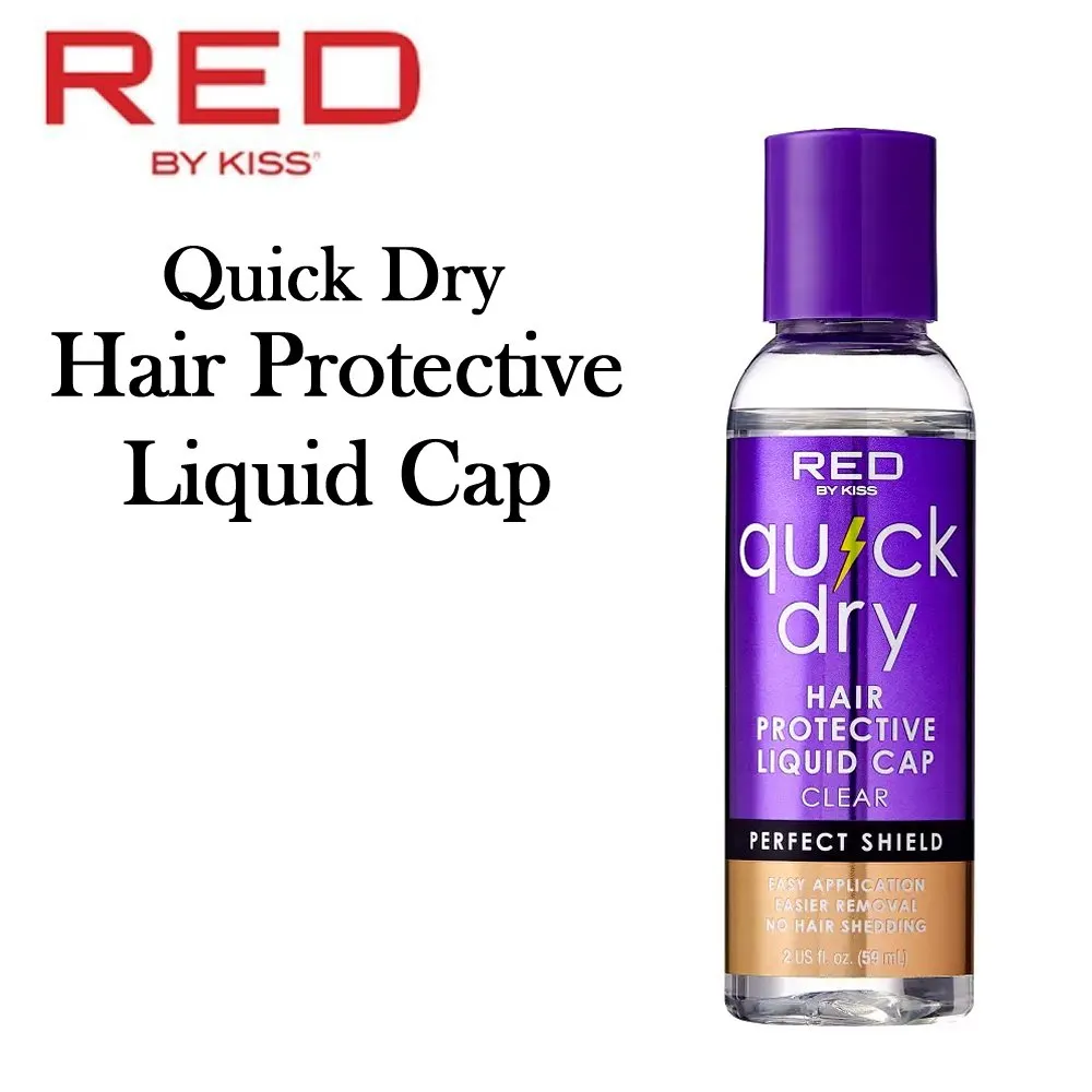 RED by KISS Quick Dry Hair Protective Liquid Cap, 2 oz