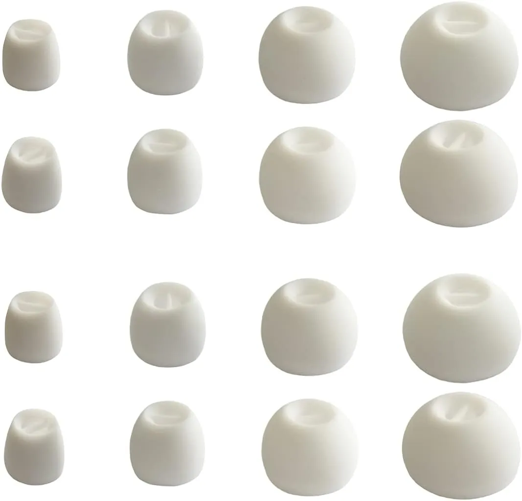 Replacement Ear Tips for Sennheiser Earbuds Tips Replacement Silicone for Sennheiser Momentum IE CX IE300 Extra Small Earbuds Tips, White