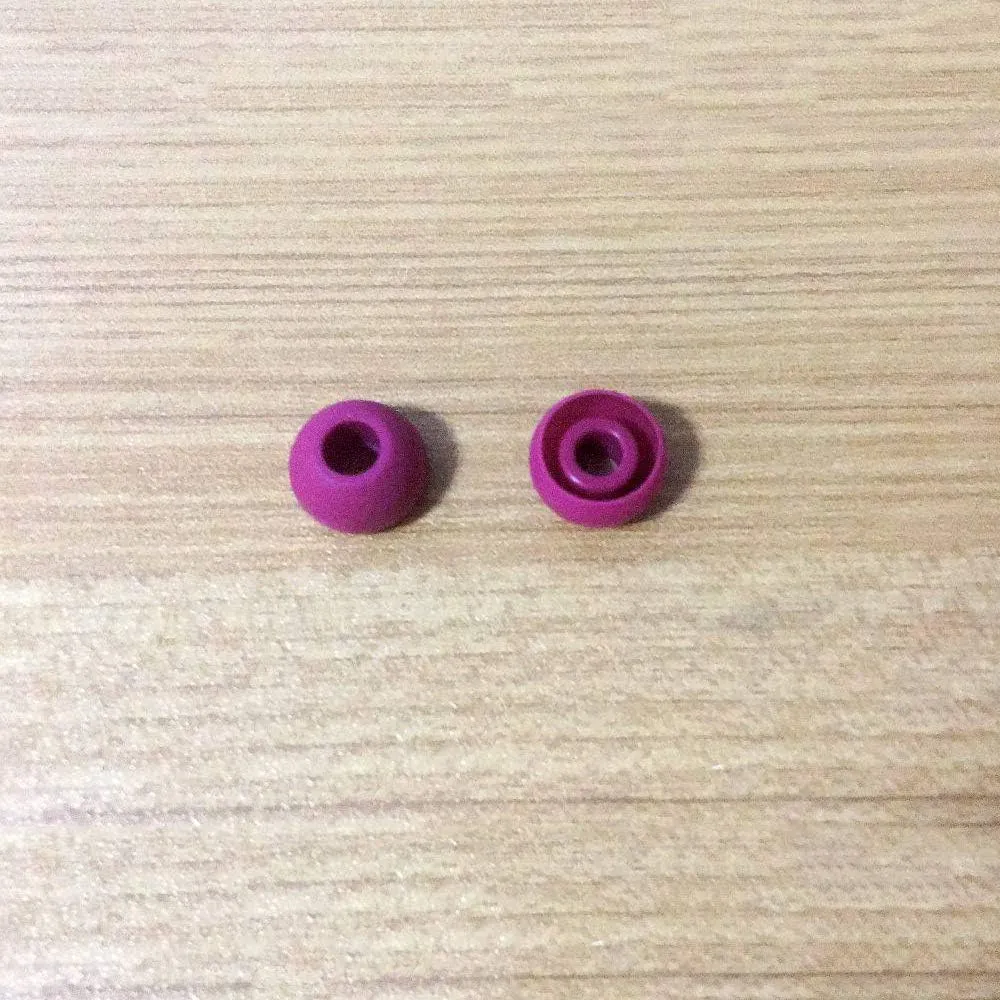 Replacement Silicone Earbuds Ear Tips Eargels Buds Set Compatible with Beats Powerbeats 3 Powerbeats 2 Wireless in-Ear Earphones (4 Pairs/Brick Red)