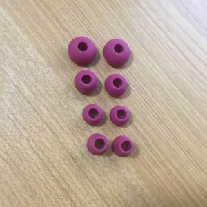 Replacement Silicone Earbuds Ear Tips Eargels Buds Set Compatible with Beats Powerbeats 3 Powerbeats 2 Wireless in-Ear Earphones (4 Pairs/Brick Red)