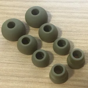Replacement Silicone Earbuds Ear Tips Eargels Buds Set Compatible with Beats Powerbeats 3 Powerbeats 2 Wireless in-Ear Earphones (4 Pairs/Brown)