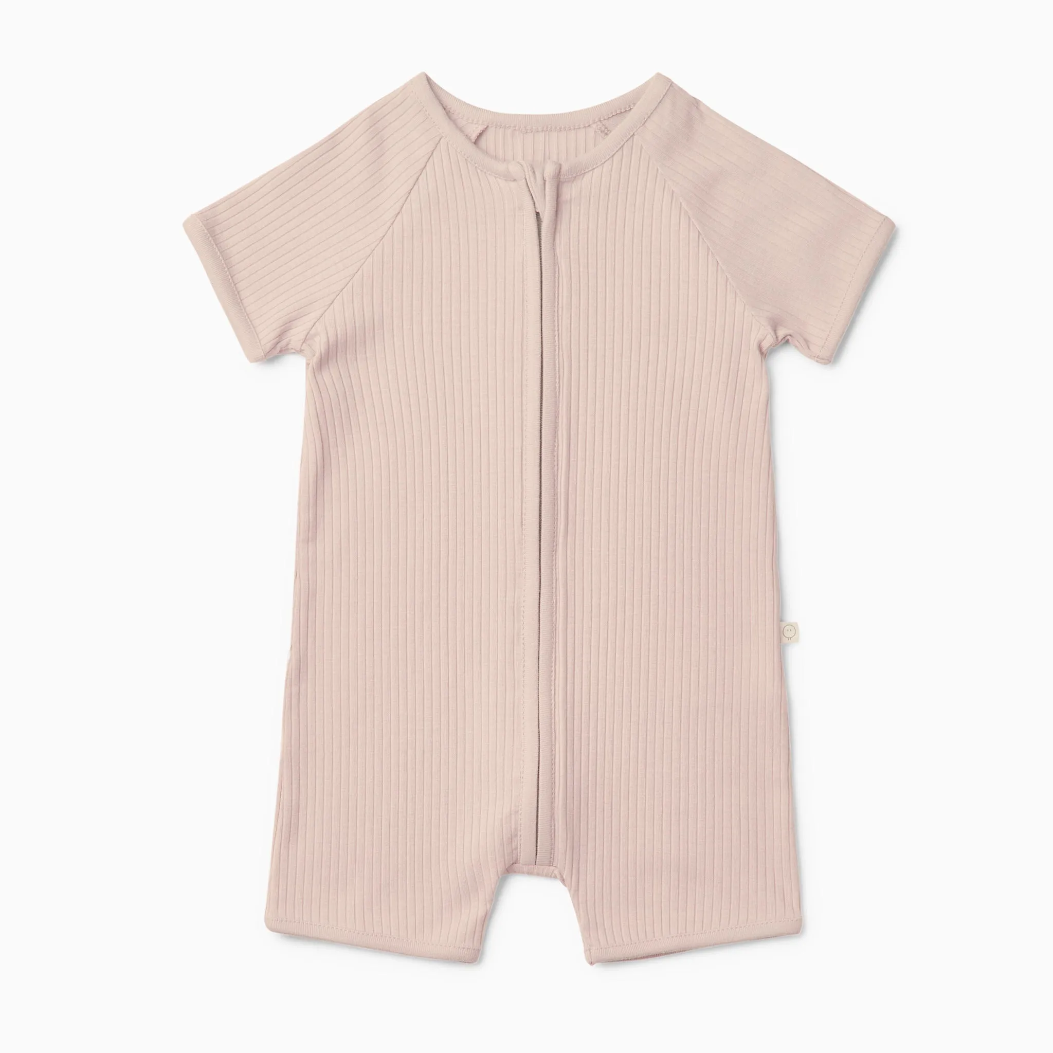 Ribbed Zip Summer Pajamas