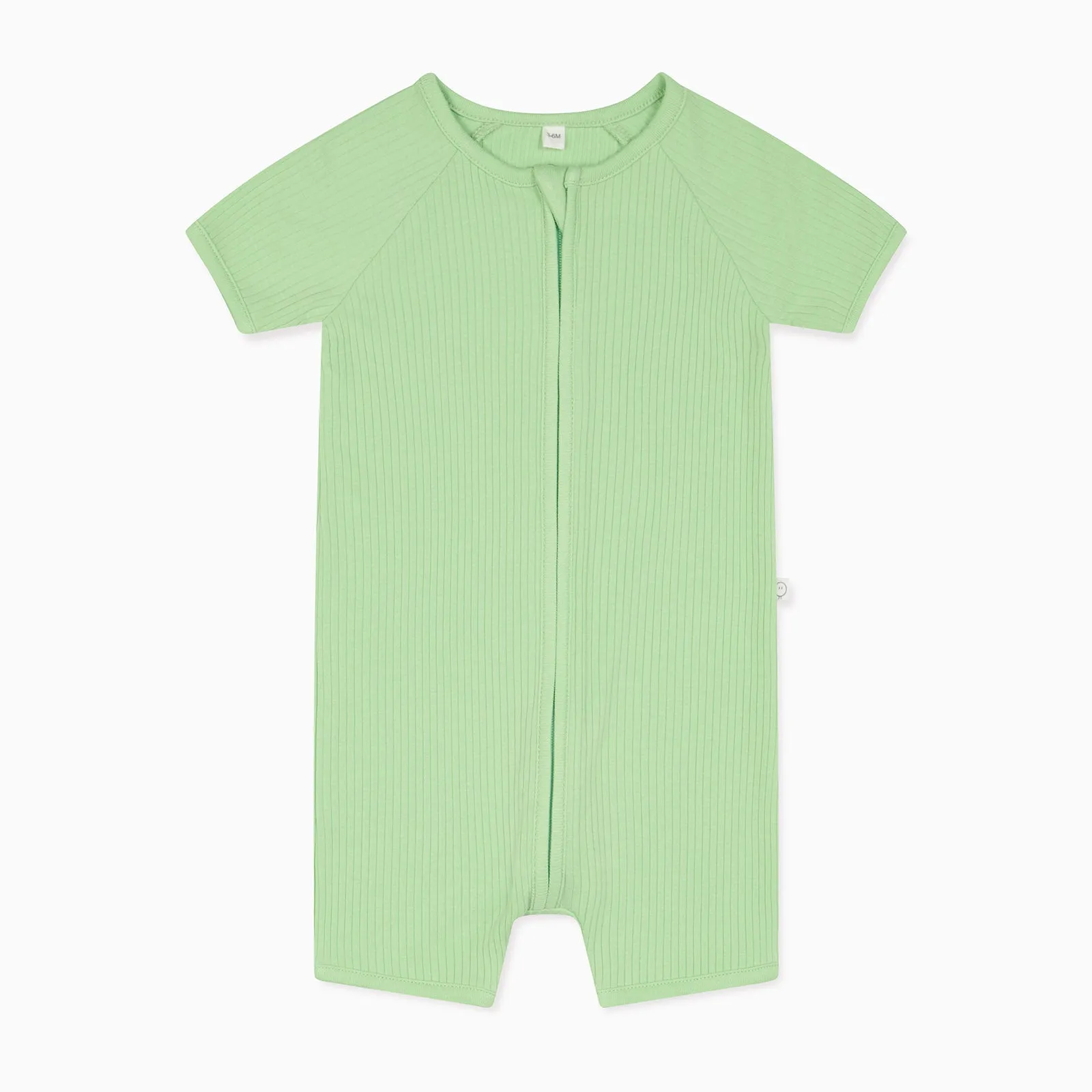 Ribbed Zip Summer Pajamas