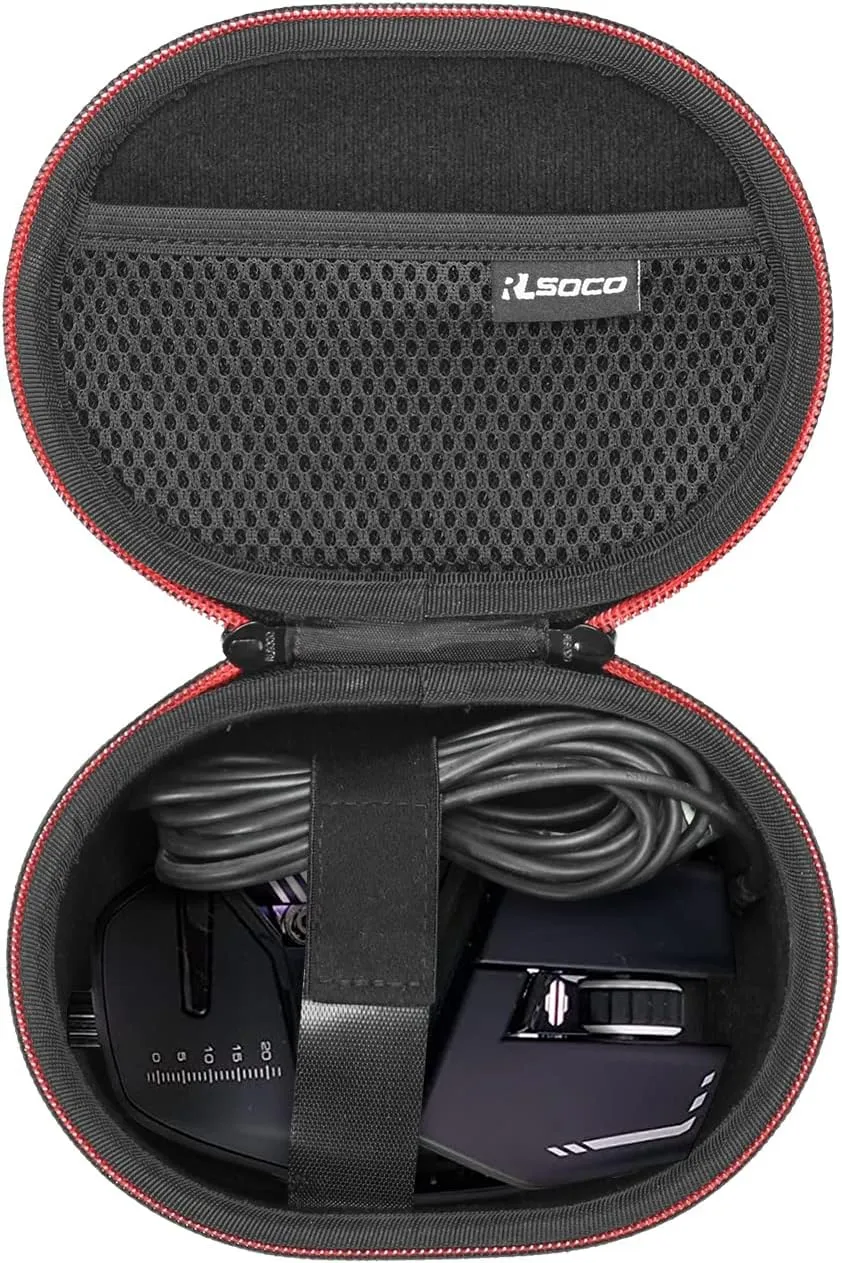 RLSOCO Case for Mad Catz Rat Mouse Rat air/Rat 8/Rat 9/Rat 7/Rat pro x3/Rat dws Wireless and Wired Mouse (Carrying Case Only)