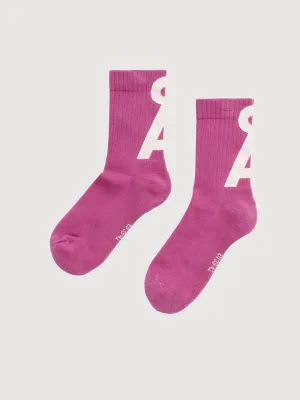 Saamus ShortCrushedBerry-oatmilk Socks|Armedangels