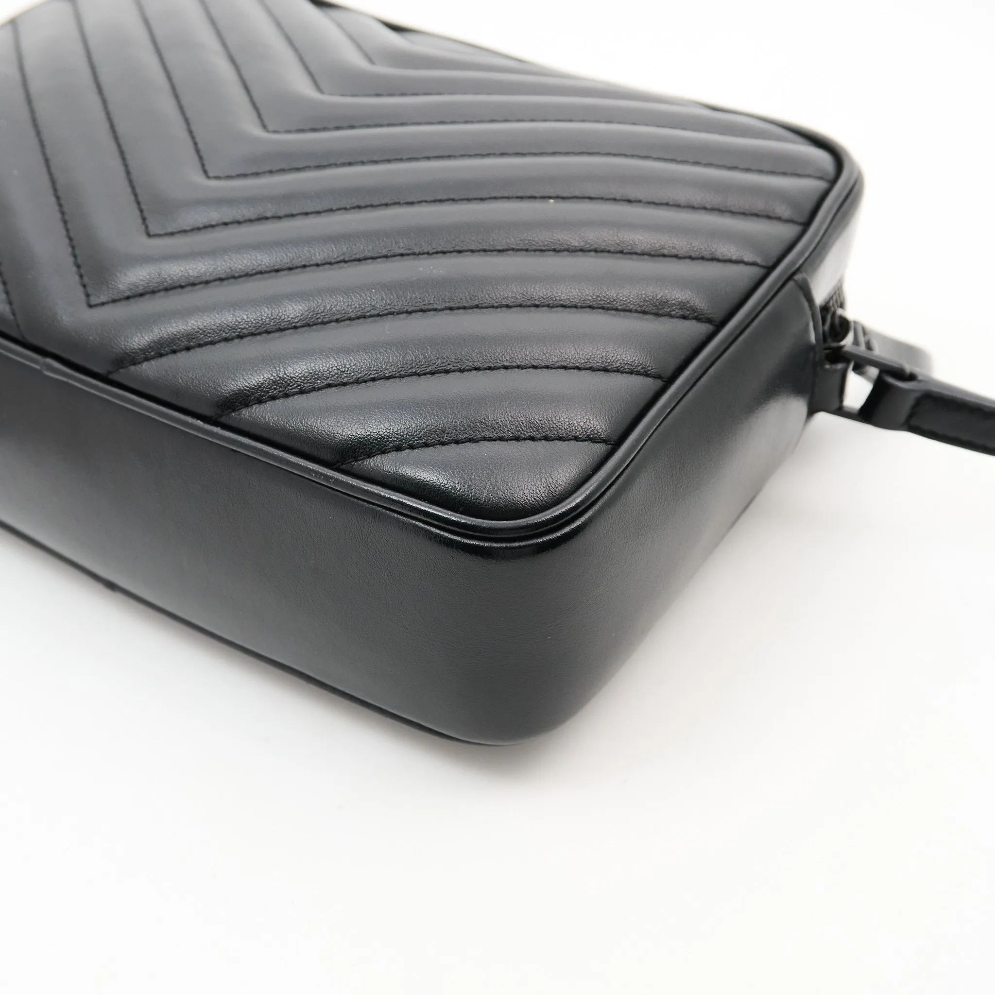 Saint Laurent Black Lou Camera Bag