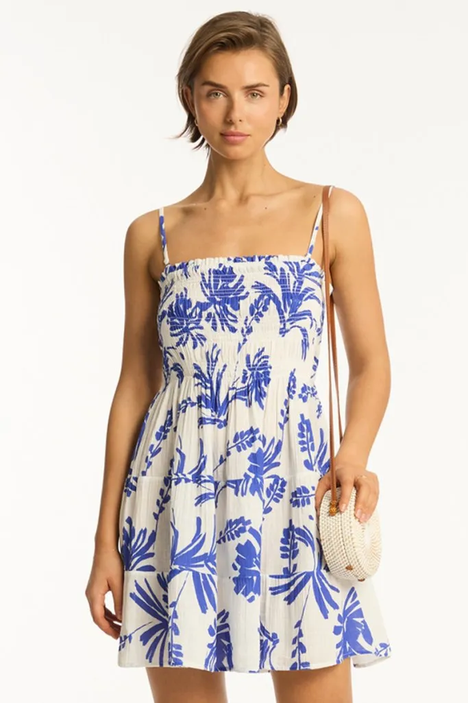 Sea Level Short Bandeau Dress - Tradewind