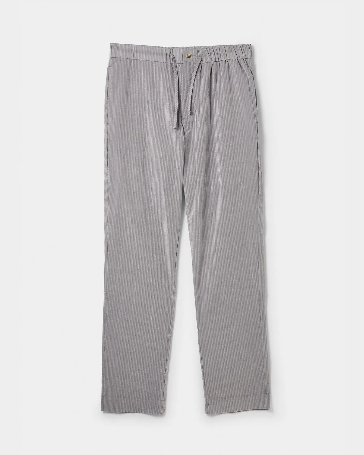 Seersucker Trousers Sage