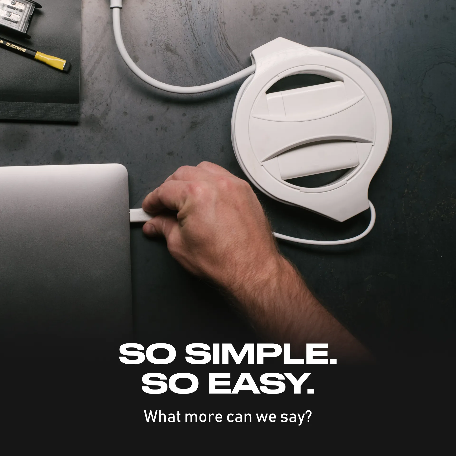 Side Winder MacBook Charger Organizer