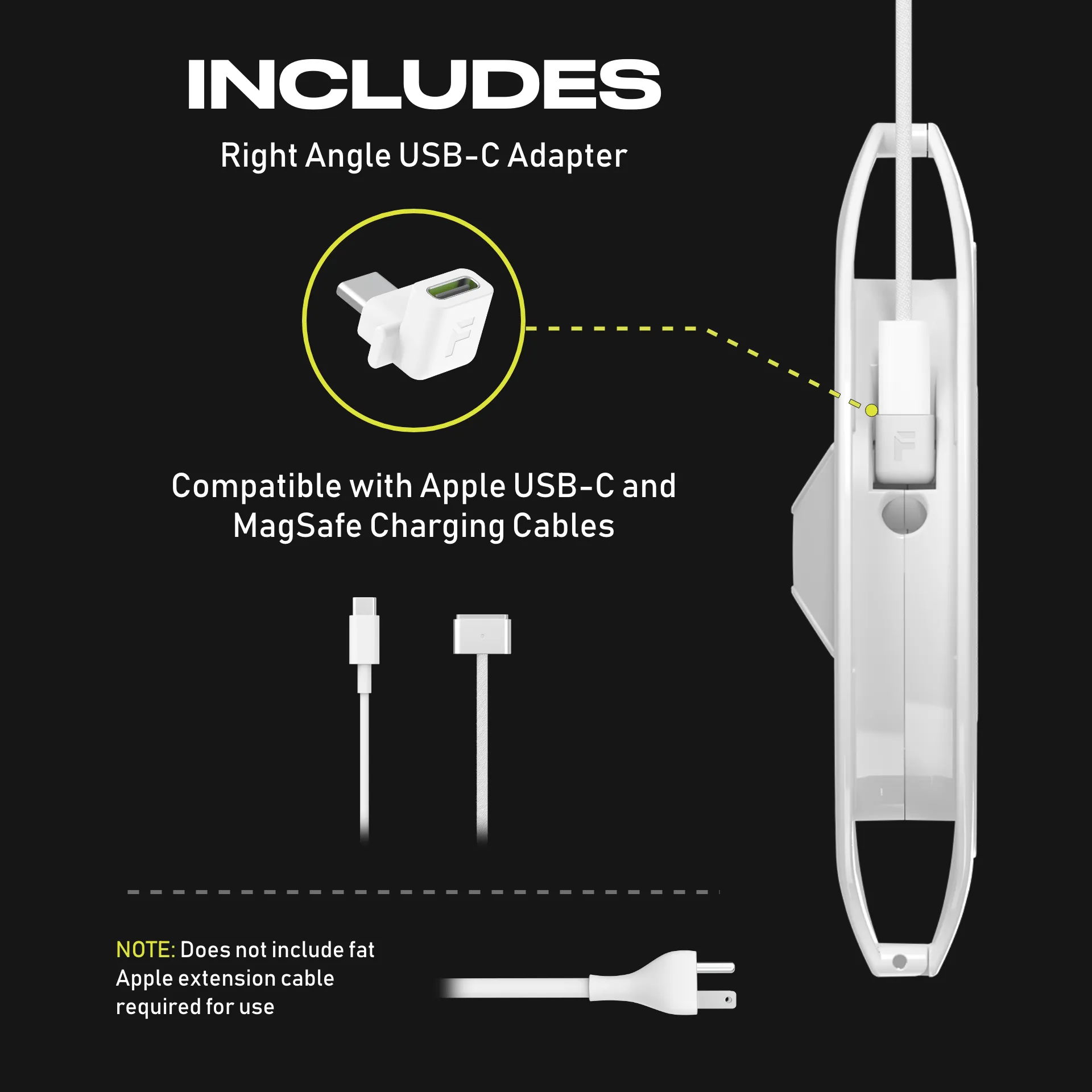 Side Winder MacBook Charger Organizer