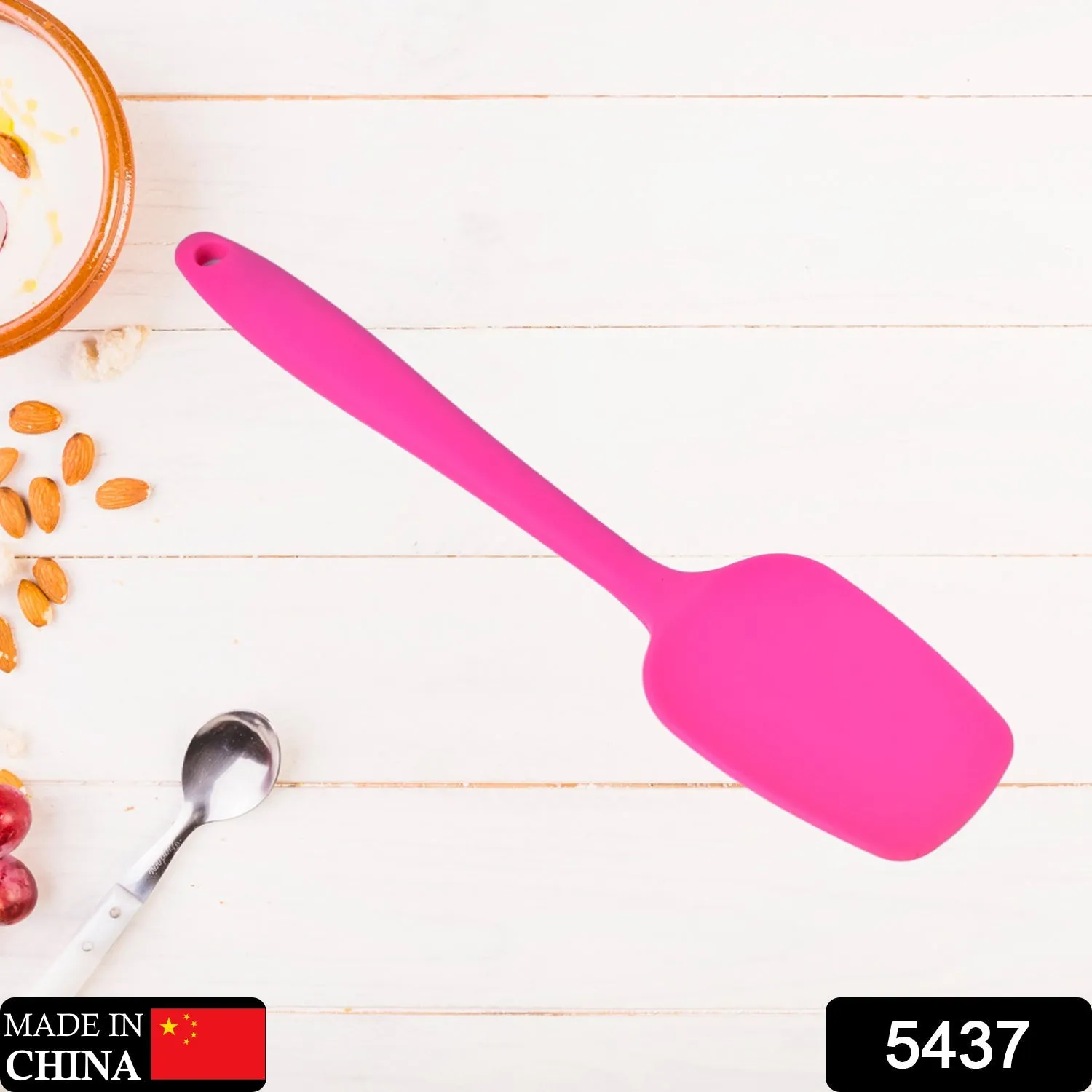 Silicone Spatula Set - Rubber Kitchen Spatulas for Baking, Cooking, & Mixing - 600F Heat-Resistant & BPA Free Silicone Scraper Spatulas for Nonstick Cookware - Dishwasher Safe (27cm)