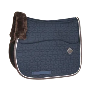 Skin Friendly Jump Saddle Pad - Navy